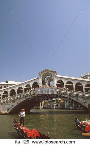 Rialto Bridge Venice Italy View Large Photo Image Stock Photo - Rialto Bridge Venice Italy. Fotosearch