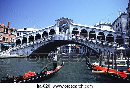 Rialto Bridge with Gondolas Venice Italy Europe View Large Photo Image Stock Image - Rialto Bridge with Gondolas Venice Italy Europe. Fotosearch