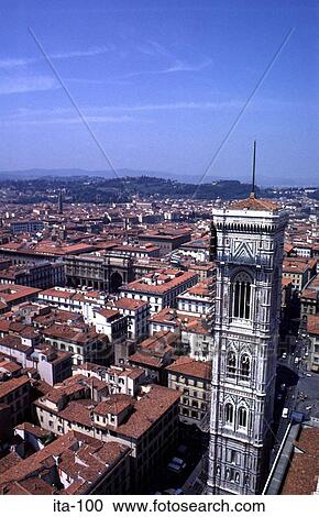 Rooftops showing Street Pattern Florence Italy View Large Photo Image Stock Image - Rooftops showing Street Pattern Florence Italy. Fotosearch