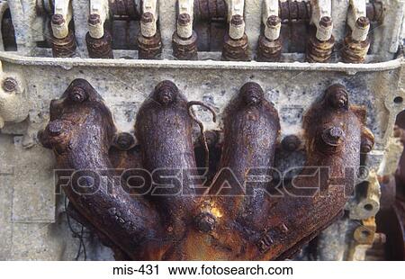 Rusting Engine Exhaust Manifold View Large Photo Image Stock Image - Rusting Engine Exhaust Manifold. Fotosearch
