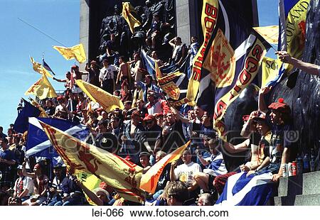 Scottish Football Supporters at Nelson's Column View Large Photo Image Stock Photograph - Scottish Football Supporters at Nelson's Column. Fotosearch