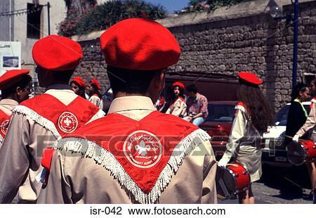 Scouts in Red and Khaki Uniforms Jaffa Israel View Large Photo Image Stock Image - Scouts in Red and Khaki Uniforms Jaffa Israel. Fotosearch