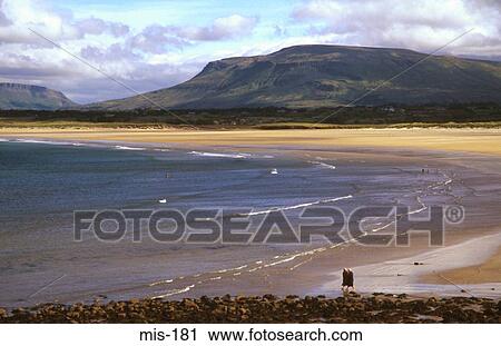 Sea Hills and Sandy Beach Ireland View Large Photo Image Stock Image - Sea Hills and Sandy Beach Ireland. Fotosearch