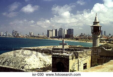Sea Mosque and Church on Sea Front Jaffa Israel View Large Photo Image Stock Image - Sea Mosque and Church on Sea Front Jaffa Israel. Fotosearch