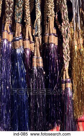 Stock Photography - Shining Tassels India Asia. Fotosearch