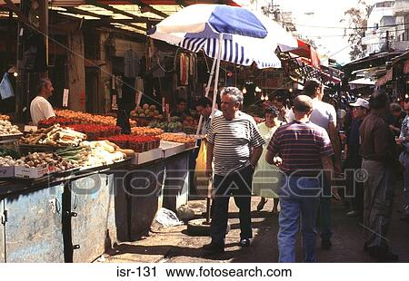 Shoppers in Carmel Market Tel Aviv Israel View Large Photo Image Stock Image - Shoppers in Carmel Market Tel Aviv Israel. Fotosearch