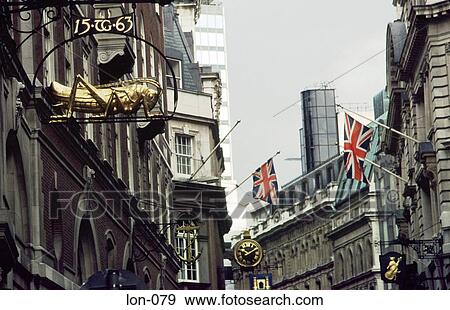 Signs City Of London Financial District London England View Large Photo Image Stock Photo - Signs City Of London Financial District London England. Fotosearch