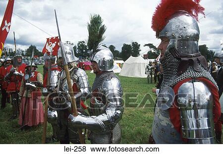 Soldiers in Armour Tewkesbury Medieval Festival UK View Large Photo Image Stock Photo - Soldiers in Armour Tewkesbury Medieval Festival UK. Fotosearch
