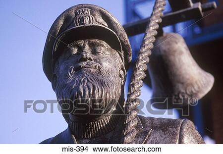 Statue of Captain Cat Swansea Wales UK View Large Photo Image Picture - Statue of Captain Cat Swansea Wales UK. Fotosearch