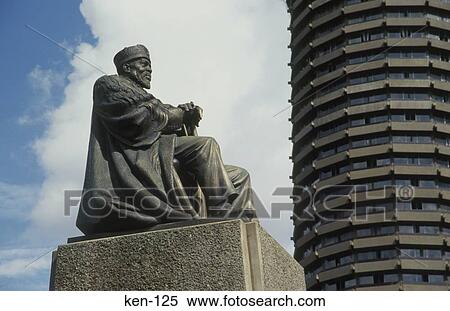 Statue of Jomo Kenyatta Nairobi Kenya View Large Photo Image Stock Photography - Statue of Jomo Kenyatta Nairobi Kenya. Fotosearch