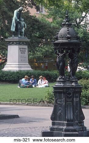 Statues in Park Zurich Switzerland View Large Photo Image Stock Image - Statues in Park Zurich Switzerland. Fotosearch