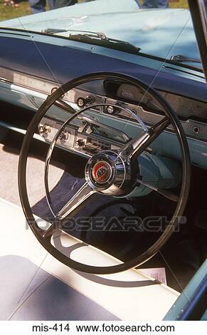 Steering Wheel of Classic Car UK View Large Photo Image Picture - Steering Wheel of Classic Car UK. Fotosearch