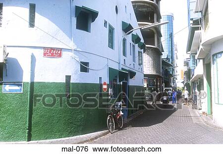 Street Scene Male Maldives View Large Photo Image Stock Photograph - Street Scene Male Maldives. Fotosearch