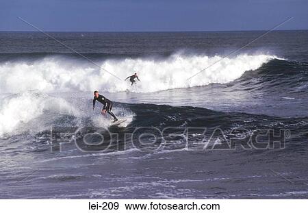 Surfer in Action Ireland View Large Photo Image Stock Photo - Surfer in Action Ireland. Fotosearch