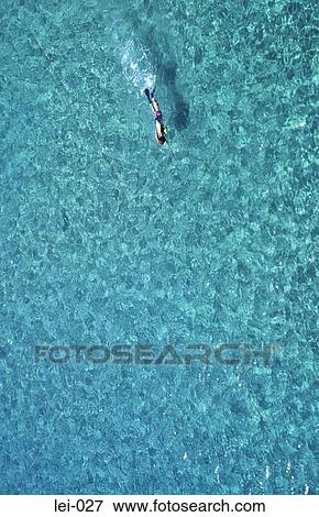 Stock Photo - Swimming in the Mediterranean Sea. Fotosearch