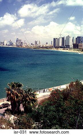 Stock Image - Tel Aviv Sea Front Israel. Fotosearch