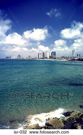 Stock Image - Tel Aviv Sea Front Israel. Fotosearch