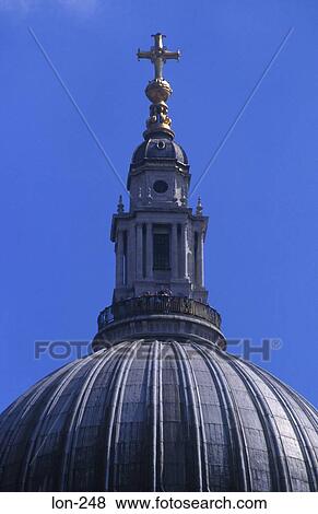 The Dome of St Paul’s Cathedral London UK View Large Photo Image Stock Photo - The Dome of St Paul’s Cathedral London UK. Fotosearch