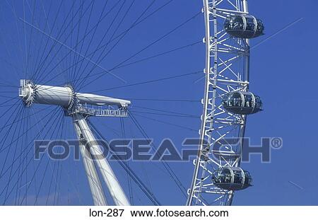 The London Eye London UK View Large Photo Image Stock Photo - The London Eye London UK. Fotosearch