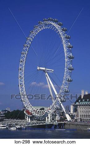 The London Eye London UK View Large Photo Image Stock Photo - The London Eye London UK. Fotosearch