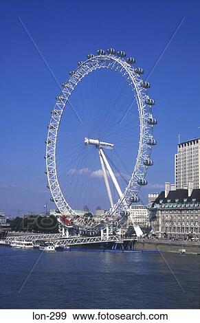 The London Eye London UK View Large Photo Image Stock Photo - The London Eye London UK. Fotosearch