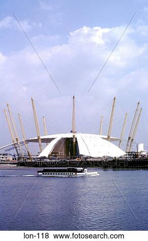 The Millennium Dome Greenwich London England View Large Photo Image Stock Photo - The Millennium Dome Greenwich London England. Fotosearch