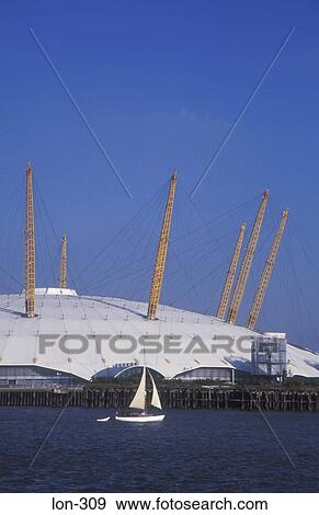 The Millennium Dome London UK View Large Photo Image Stock Photo - The Millennium Dome London UK. Fotosearch