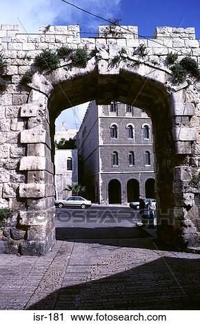 Stock Image - The New Gate Jerusalem Old City Israel. Fotosearch