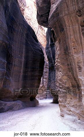 The Siq (the Narrow Passageway to Petra) Jordan View Large Photo Image Stock Photo - The Siq (the Narrow Passageway to Petra) Jordan. Fotosearch
