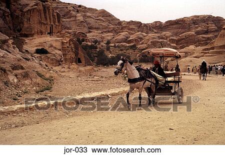 Tourist Carriage Returning From Petra Jordan View Large Photo Image Stock Image - Tourist Carriage Returning From Petra Jordan. Fotosearch