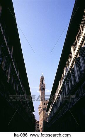 Uffizi Gallery and Tower Florence Italy Europe View Large Photo Image Stock Photograph - Uffizi Gallery and Tower Florence Italy Europe. Fotosearch
