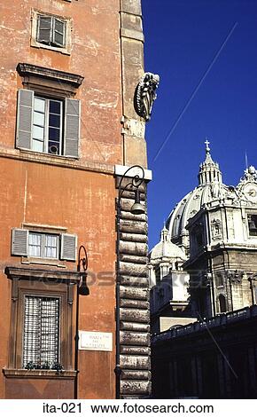View Behind Building of St Peters Church Rome View Large Photo Image Stock Image - View Behind Building of St Peters Church Rome. Fotosearch
