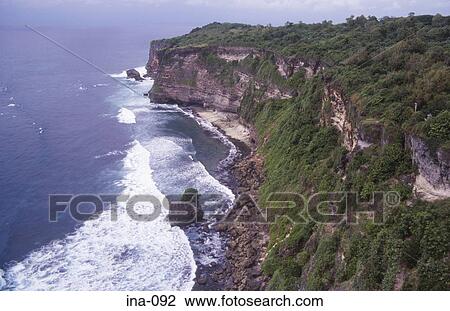 View of Cliffs Uluwatu Bali View Large Photo Image Stock Image - View of Cliffs Uluwatu Bali. Fotosearch