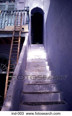 View up Steps to Arched Doorway Madras India Asia View Large Photo Image Stock Image - View up Steps to Arched Doorway Madras India Asia. Fotosearch