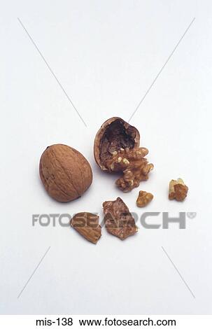 Walnut Cracked Open View Large Photo Image Stock Photo - Walnut Cracked Open. Fotosearch
