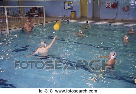Water Polo Match UK View Large Photo Image Stock Photo - Water Polo Match UK. Fotosearch