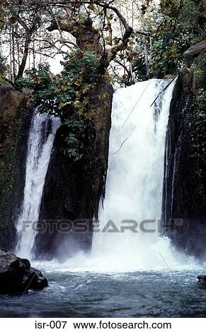 Waterfall at Banyas Israel View Large Photo Image Stock Photo - Waterfall at Banyas Israel. Fotosearch