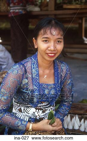 Woman Smiling Petitenget Temple Seminyak Bali View Large Photo Image Stock Photo - Woman Smiling Petitenget Temple Seminyak Bali. Fotosearch