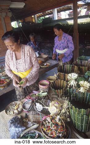 Women Preparing Offerings Petitenget Temple Seminyak Bali View Large Photo Image Stock Photo - Women Preparing Offerings Petitenget Temple Seminyak Bali. Fotosearch