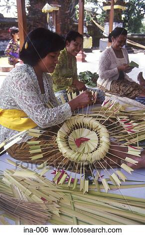 Women Weaving Palms Petitenget Temple Seminyak Bali View Large Photo Image Stock Photograph - Women Weaving Palms Petitenget Temple Seminyak Bali. Fotosearch
