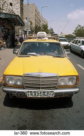Yellow Mercedes Benz Taxi Jerusalem Israel View Large Photo Image Stock Image - Yellow Mercedes Benz Taxi Jerusalem Israel. Fotosearch