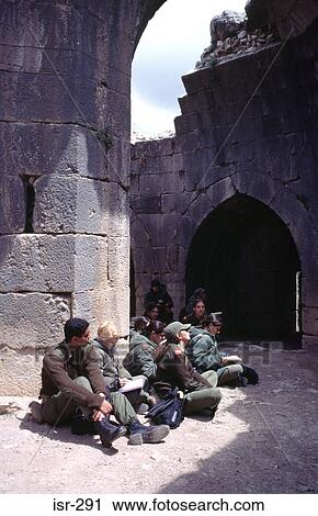 Young Conscripts in Nimrods Fortress Israel View Large Photo Image Stock Image - Young Conscripts in Nimrods Fortress Israel. Fotosearch