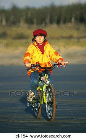 girl on mountain bike