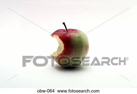 Apple with Bite Mark View Large Photo Image Picture - Apple with Bite Mark. Fotosearch