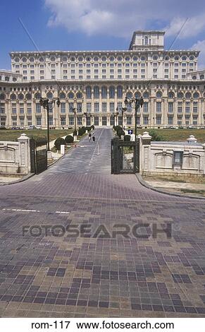 Approach Road to the Parliament Palace Bucharest Romania View Large Photo Image Stock Photo - Approach Road to the Parliament Palace Bucharest Romania. Fotosearch