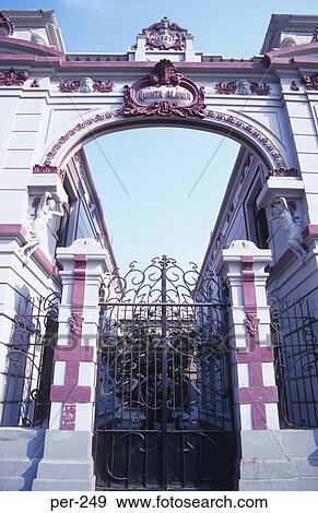 Arched Gateway Lima Peru View Large Photo Image Stock Photo - Arched Gateway Lima Peru. Fotosearch