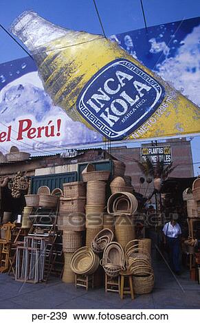 Basket Stall Lima Peru View Large Photo Image Stock Photo - Basket Stall Lima Peru. Fotosearch