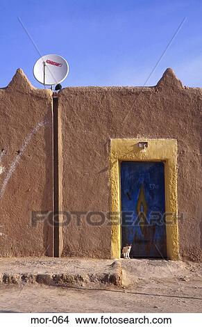 Berber Hut with Satellite Dish Morocco View Large Photo Image Picture - Berber Hut with Satellite Dish Morocco. Fotosearch