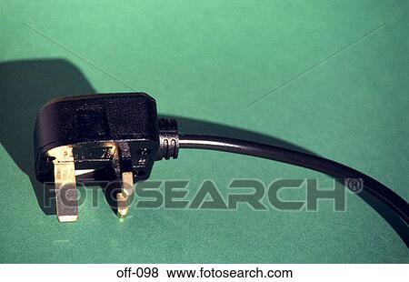 Black Electric Lead with Plug View Large Photo Image Stock Photo - Black Electric Lead with Plug. Fotosearch