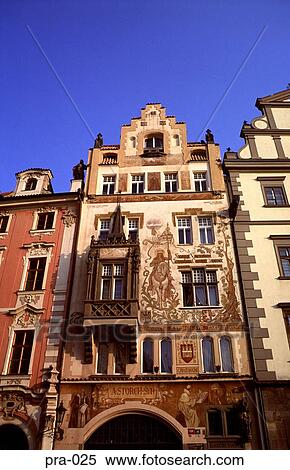 Buildings in Old Town Square Prague View Large Photo Image Stock Photography - Buildings in Old Town Square Prague. Fotosearch